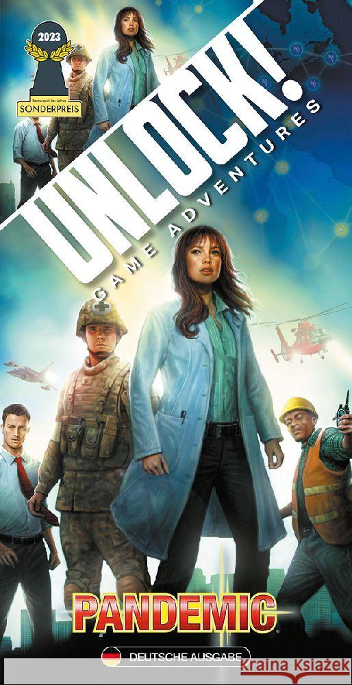 Unlock! Game Adventures: Pandemic Cauët, Thomas, Casnin, Mathieu, Koch, Jeremy 3558380106555 Space Cowboys - książka