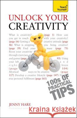 Unlock Your Creativity Hare, Jenny 9781444144338 TEACH YOURSELF - książka