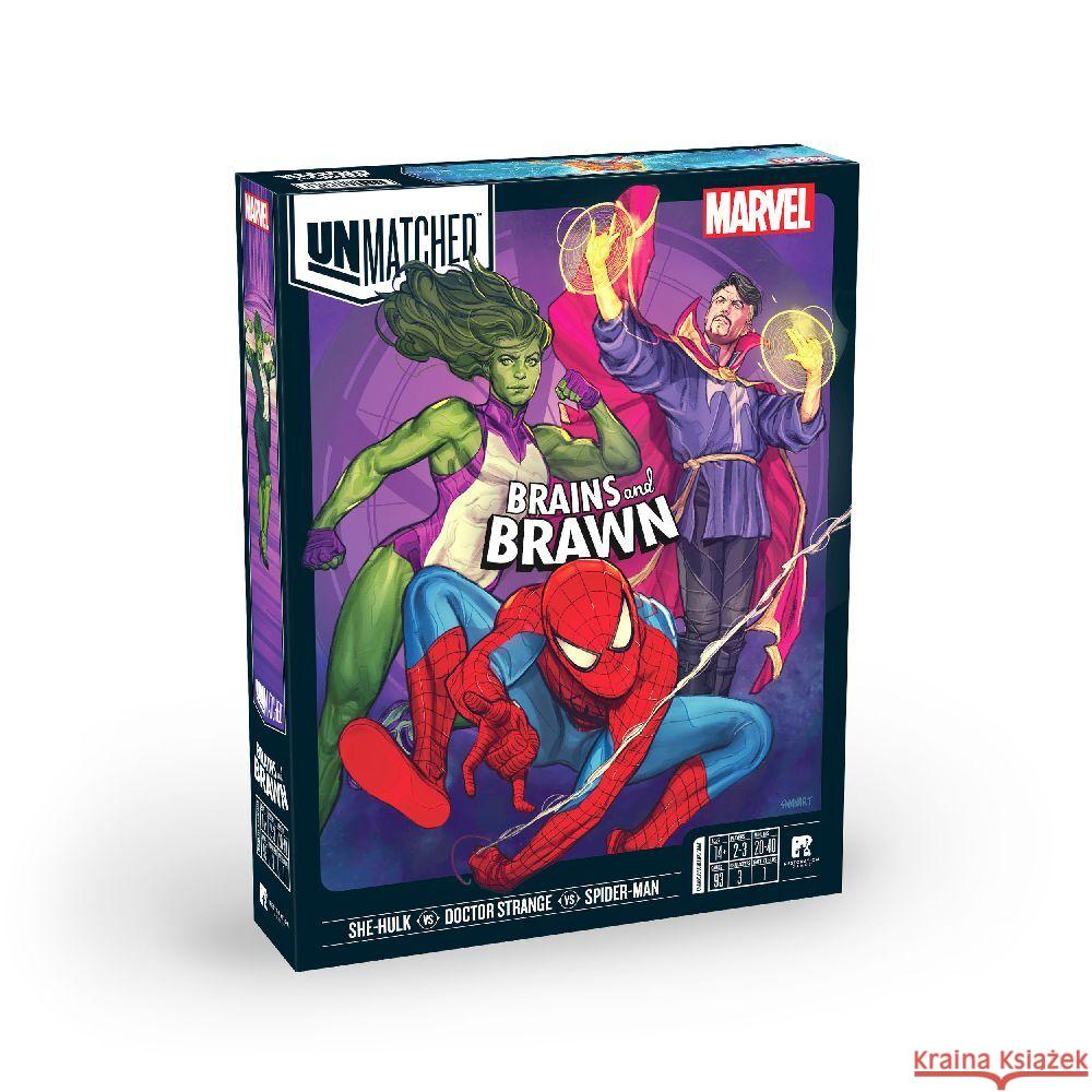 Unmatched Marvel: Brains & Brawn Barrett, Oliver, Swaby, Joshua, The Brave Union 0857476008678 iello - książka