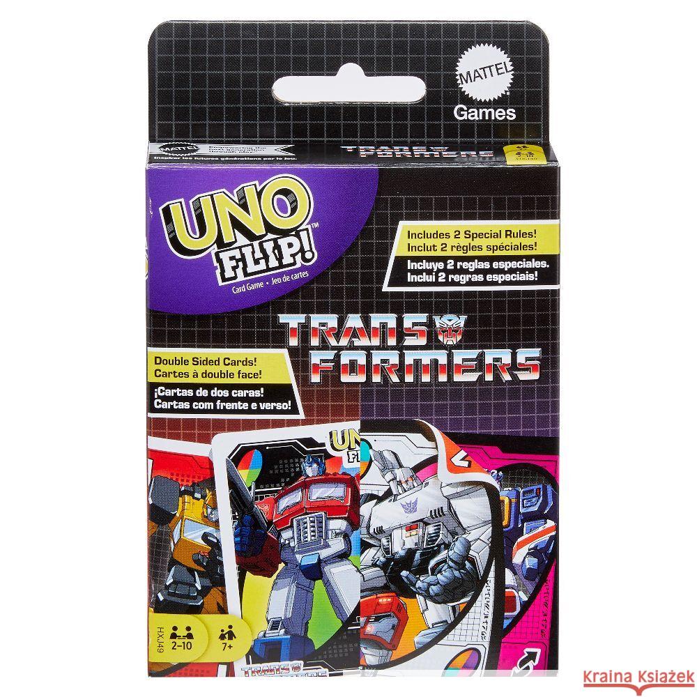 UNO Flip! Transformers  0194735231072 Mattel - książka