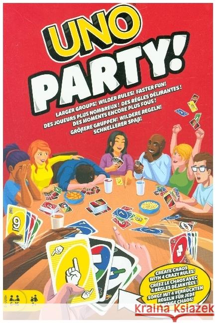 UNO Party  0194735135769 Mattel - książka