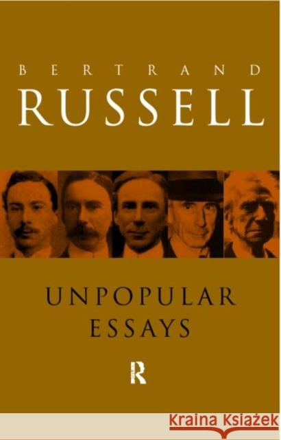 Unpopular Essays Bertrand Russell 9780415119634 Routledge - książka