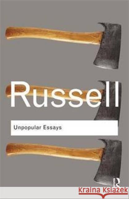 Unpopular Essays Bertrand Russell 9781138170810 Taylor and Francis - książka