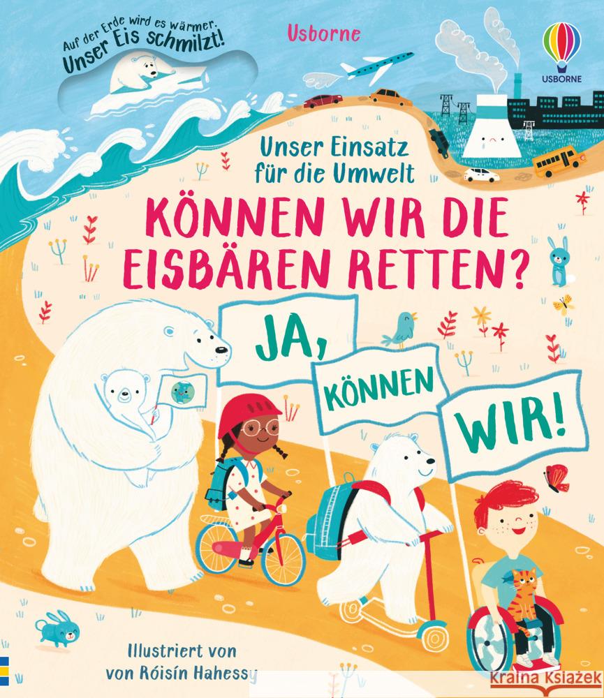 Unser Einsatz für die Umwelt: Können wir die Eisbären retten? Daynes, Katie 9781789416183 Usborne Verlag - książka