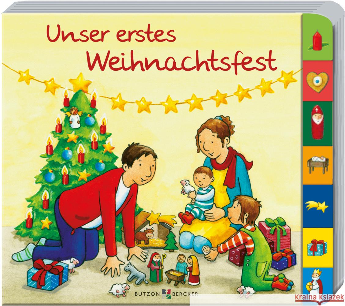 Unser erstes Weihnachtsfest Peters, Anna 9783766629609 Butzon & Bercker - książka