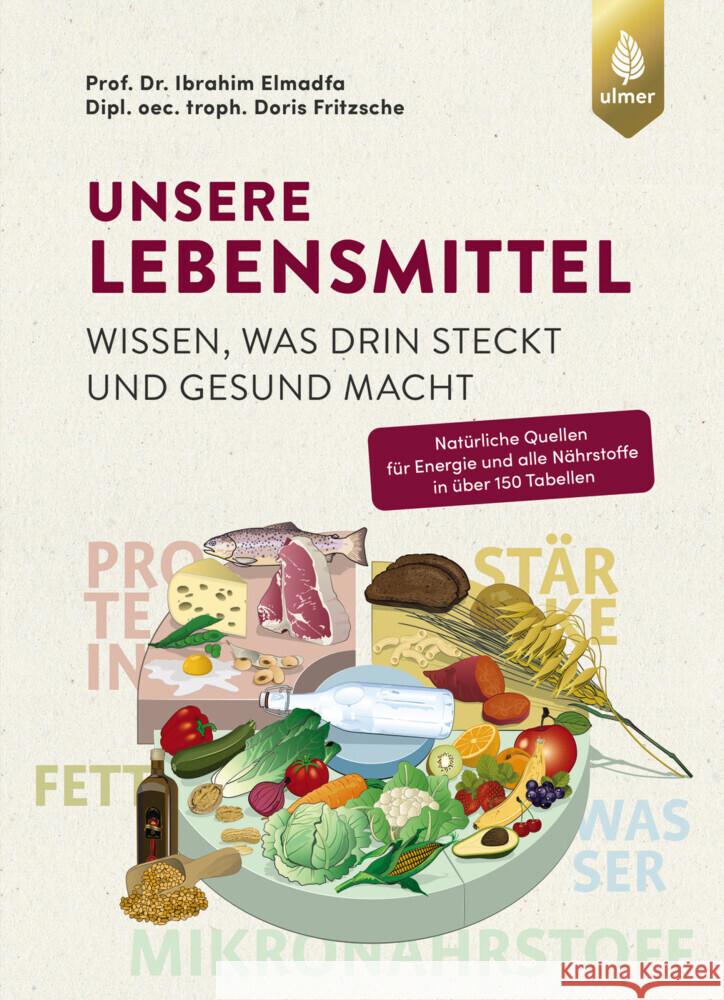 Unsere Lebensmittel Elmadfa, Prof. Dr. Ibrahim, Fritzsche, Doris 9783818622350 Verlag Eugen Ulmer - książka