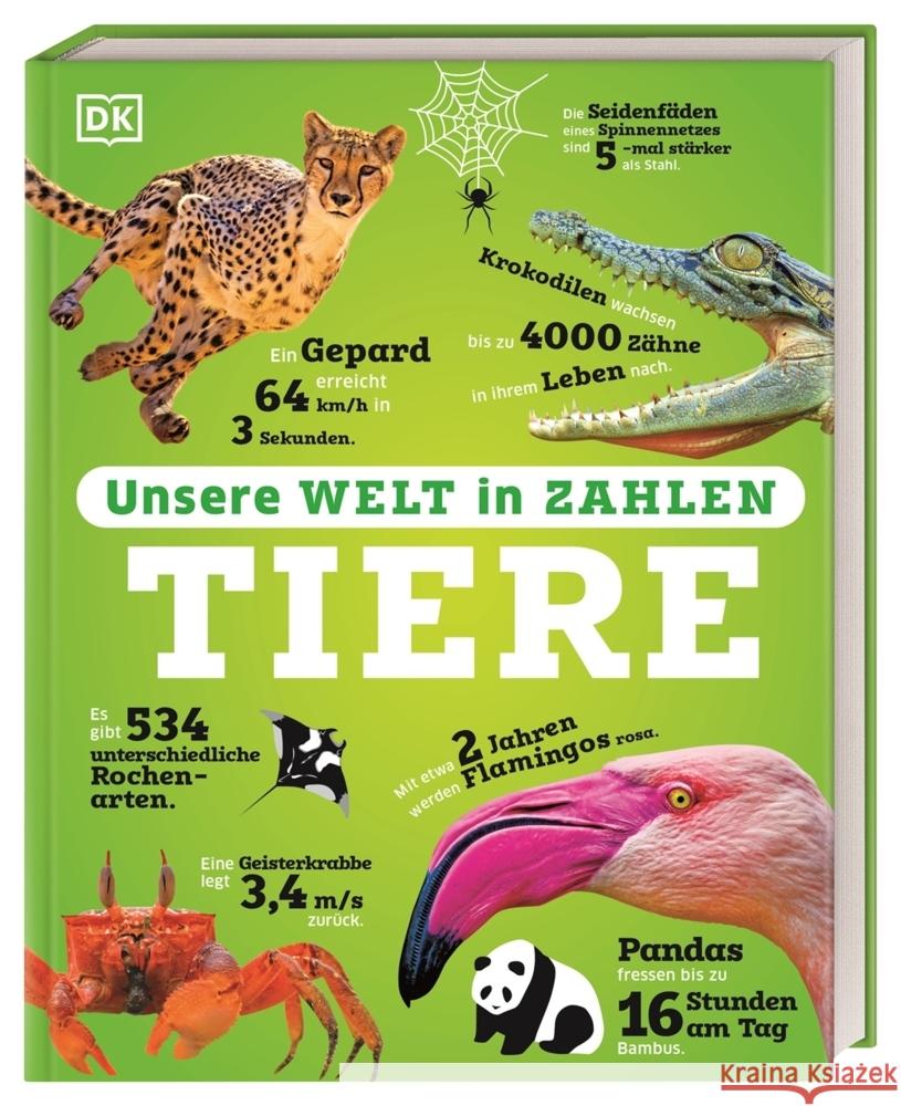 Unsere Welt in Zahlen. Tiere  9783831048304 Dorling Kindersley Verlag - książka