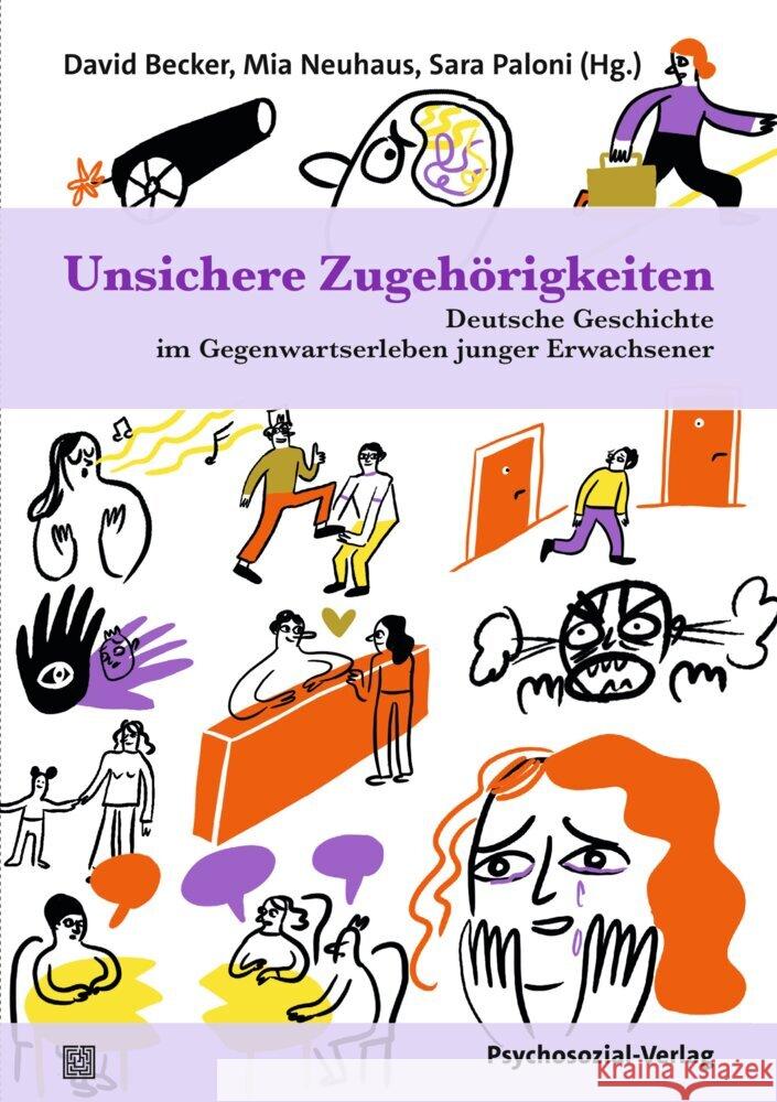 Unsichere Zugehörigkeiten  9783837933161 Psychosozial-Verlag - książka