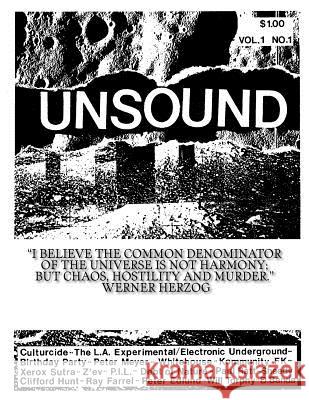 Unsound, Volume 1, #1 William S. Davenport 9781726019538 Createspace Independent Publishing Platform - książka