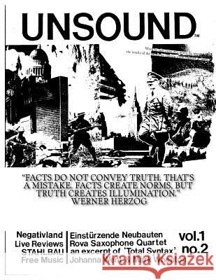 Unsound, Volume 1, #2 William S. Davenport 9781726018890 Createspace Independent Publishing Platform - książka