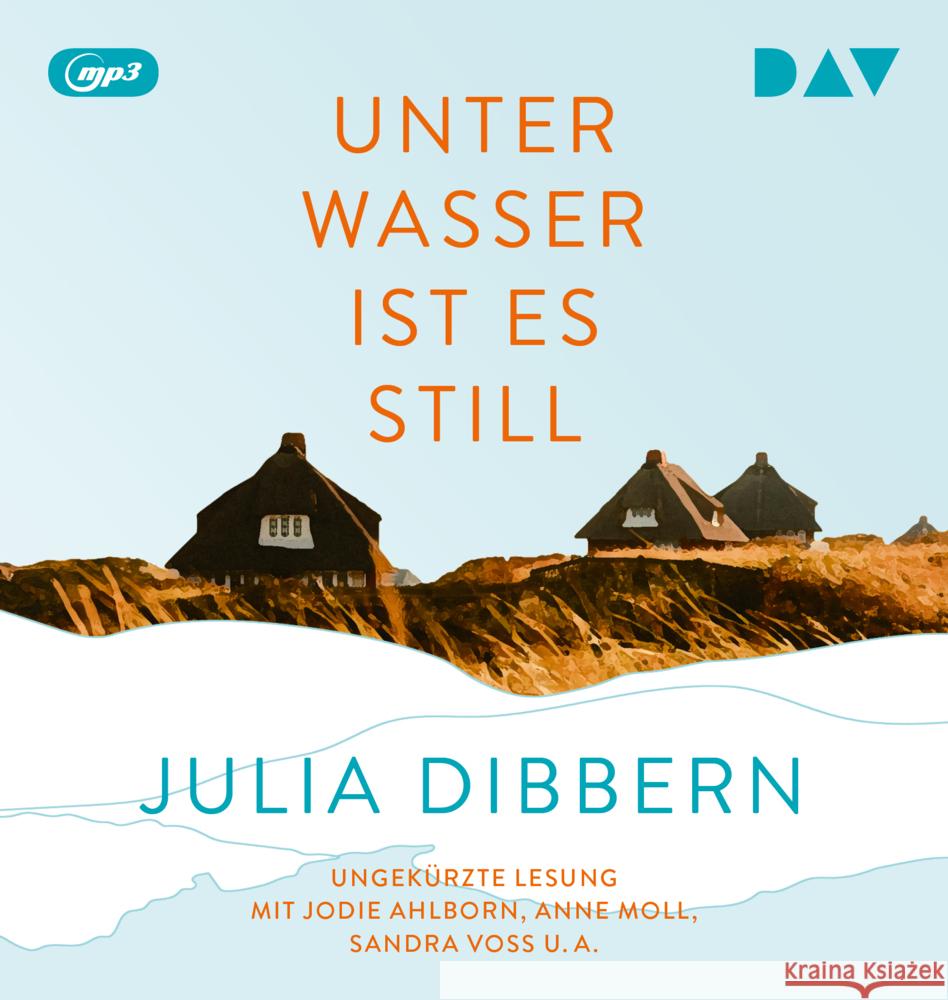 Unter Wasser ist es still, 1 Audio-CD, 1 MP3 Dibbern, Julia 9783742430946 Der Audio Verlag, DAV - książka