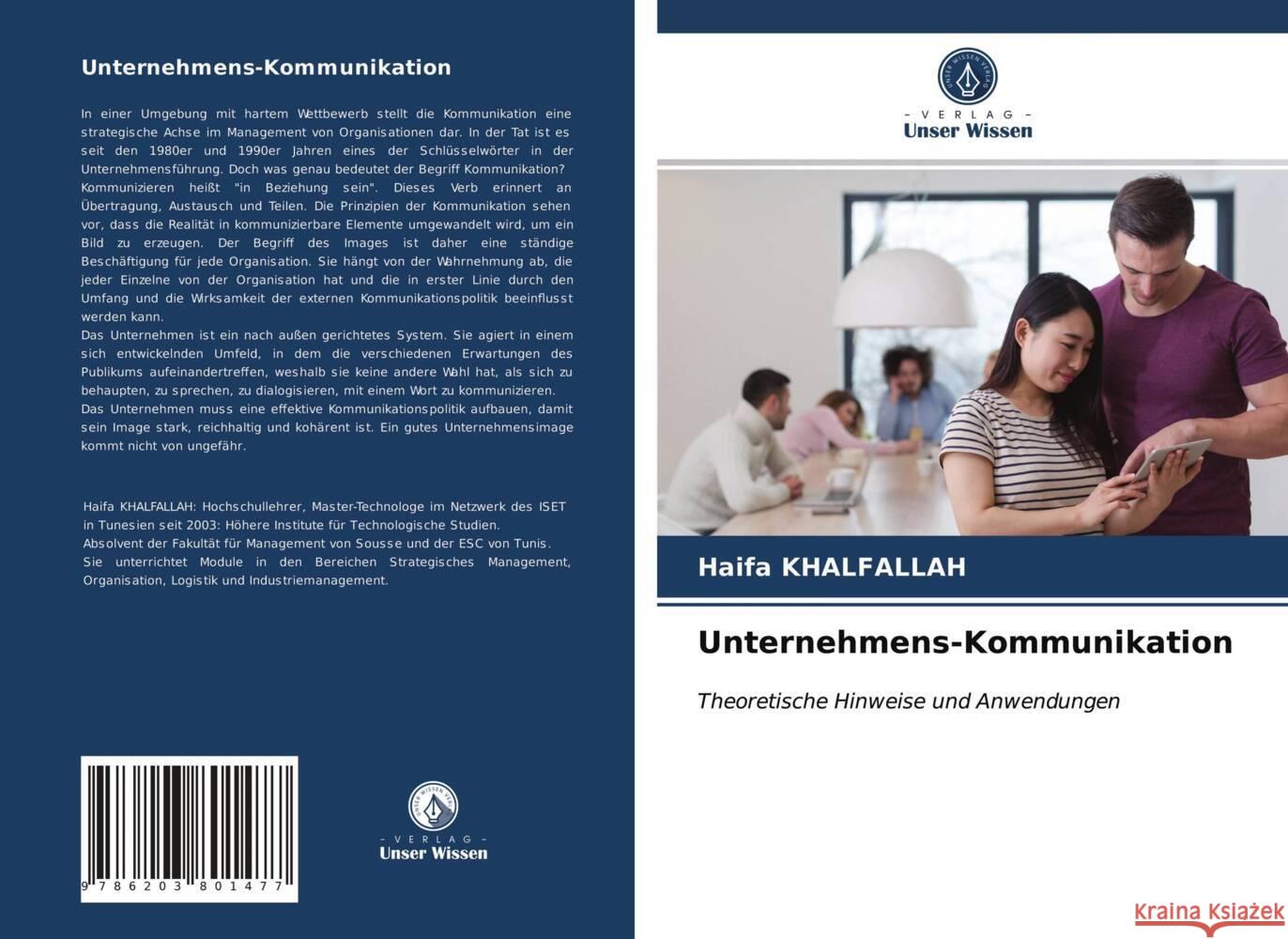 Unternehmens-Kommunikation KHALFALLAH, Haifa 9786203801477 Verlag Unser Wissen - książka