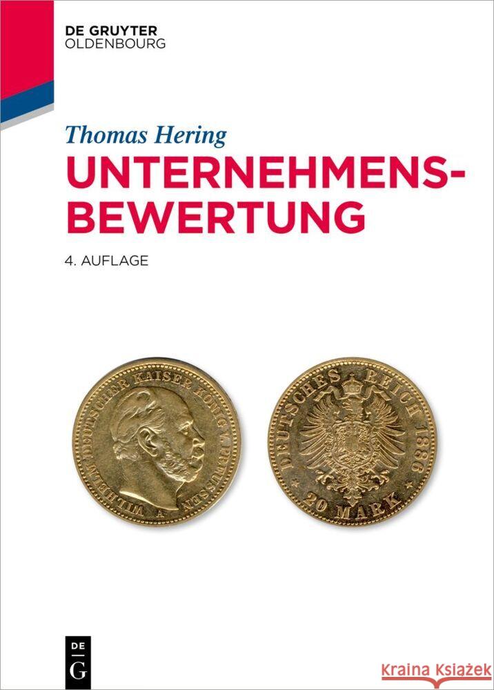 Unternehmensbewertung Thomas Hering 9783110738865 Walter de Gruyter - książka