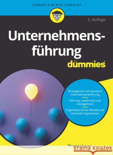 Unternehmensführung Für Dummies Lauer, Thomas 9783527719907 Wiley - książka