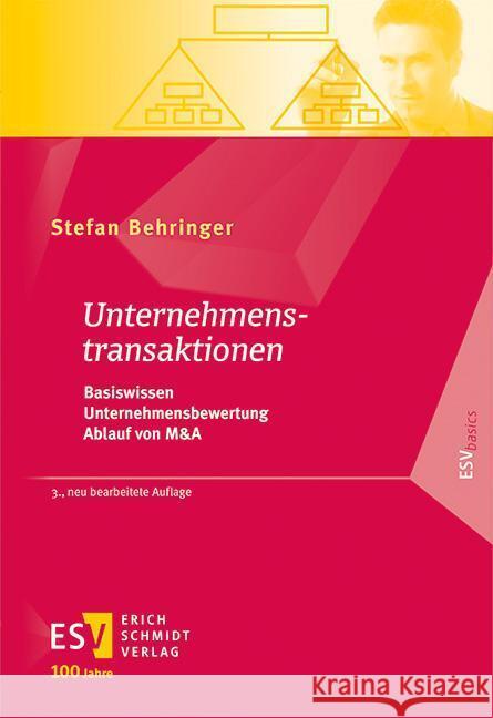 Unternehmenstransaktionen Behringer, Stefan 9783503238019 Schmidt (Erich), Berlin - książka