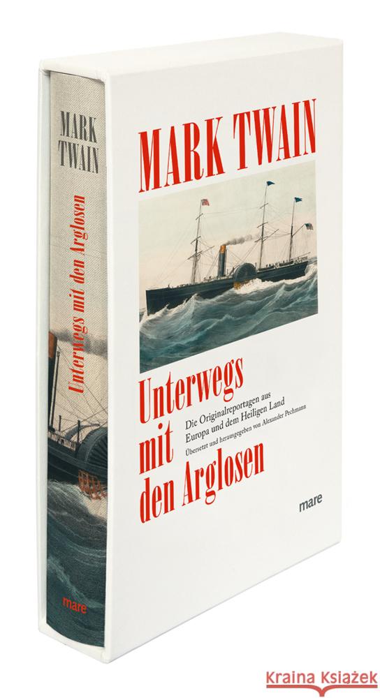 Unterwegs mit den Arglosen Twain, Mark 9783866486553 mareverlag - książka