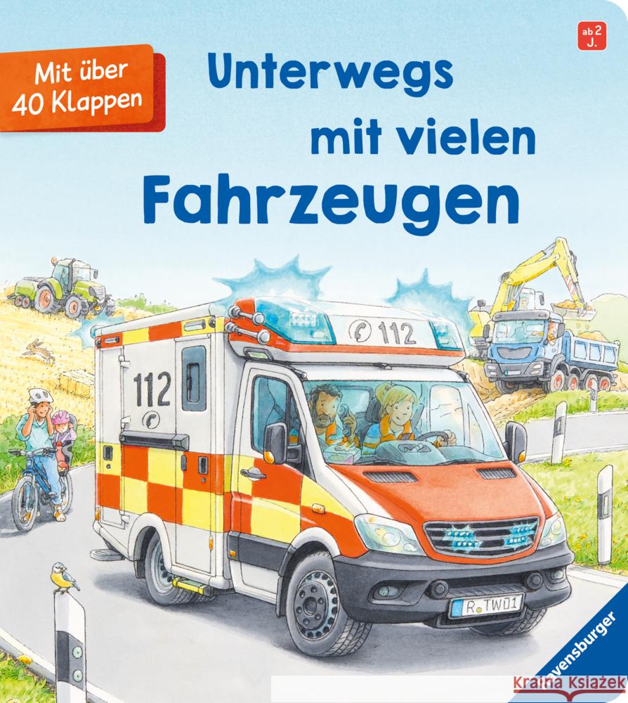 Unterwegs mit vielen Fahrzeugen Gernhäuser, Susanne 9783473416820 Ravensburger Verlag - książka