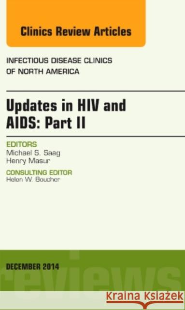 Updates in HIV and AIDS Michael S Saag 9780323326544 Elsevier Science - książka