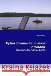 Uplink Channel Estimation in WiMAX : Algorithms for PUSC and AMC Ho, Kenneth 9783639119978 VDM Verlag Dr. Müller - książka