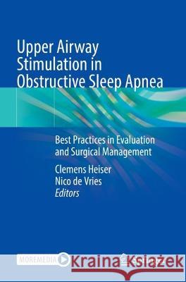 Upper Airway Stimulation in Obstructive Sleep Apnea   9783030895068 Springer International Publishing - książka