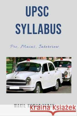 Upsc Syllabus Wakil Kumar 9781648692512 Notion Press - książka