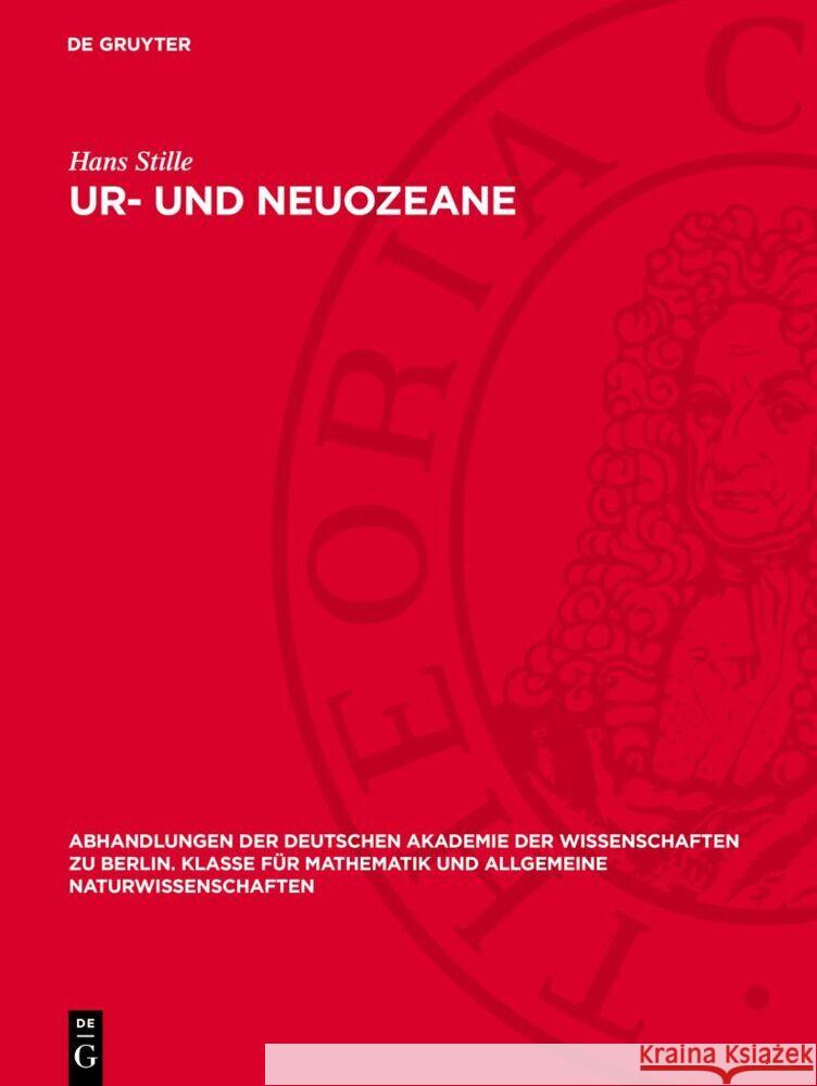 Ur- und Neuozeane Hans Stille 9783112759707 De Gruyter (JL) - książka