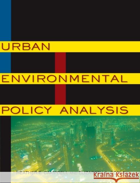 Urban Environmental Policy Analysis  9780765624291 M.E. Sharpe - książka