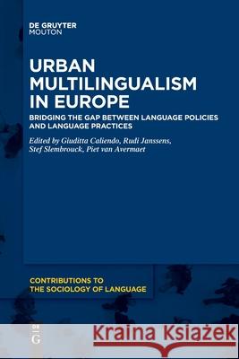 Urban Multilingualism in Europe: Bridging the Gap Between Language Policies and Language Practices Giuditta Caliendo Rudi Janssens Stef Slembrouck 9781501526671 Walter de Gruyter - książka