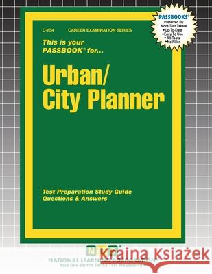 Urban/City Planner Passbooks 9781799308546 National Learning Corp - książka
