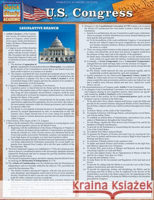 U.S. Congress BarCharts Inc 9781423219644 Barcharts - książka