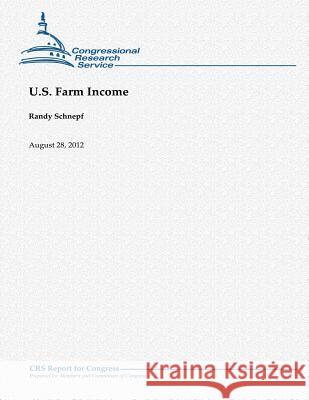 U.S. Farm Income Randy Schnepf 9781480174030 Createspace - książka