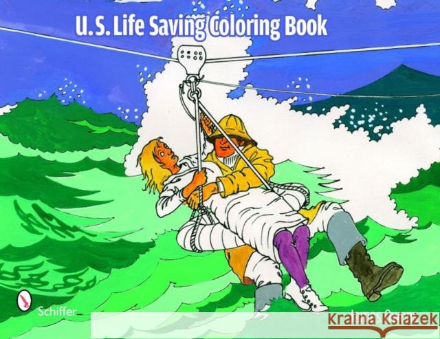 U.S. Life Saving Coloring Book James E. Owens 9780764334832 Schiffer Publishing - książka