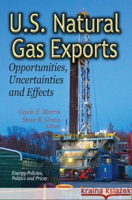 U.S. Natural Gas Exports: Opportunities, Uncertainties & Effects Gavin F Morris, Steve R Green 9781620816684 Nova Science Publishers Inc - książka