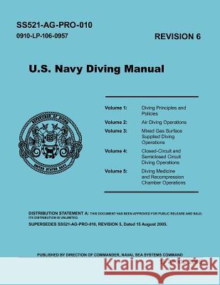 U.S. Navy Diving Manual (Revision 6, April 2008)  9781907521430 Military Bookshop - książka