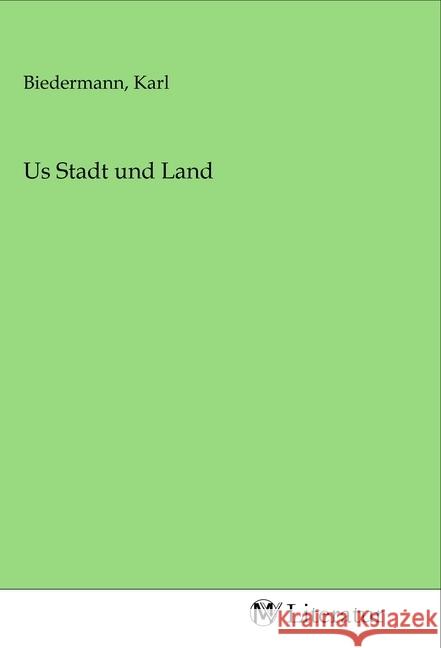 Us Stadt und Land  9783968746722 MV-Literatur - książka