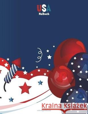 USA-Malbuch 1 Nick Snels 9781723172588 Createspace Independent Publishing Platform - książka