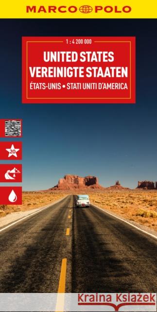 USA Marco Polo Map Marco Polo 9783575022004 MAIRDUMONT GmbH & Co. KG - książka