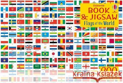 Usborne Book and Jigsaw Flags of the World Sue Meredith 9781805315612 Usborne Publishing Ltd - książka