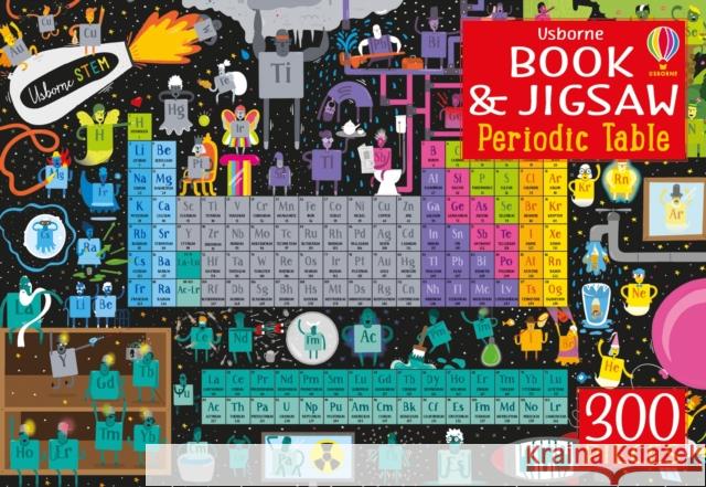 Usborne Book and Jigsaw Periodic Table Jigsaw Sam Smith 9781474969437 Usborne Publishing Ltd - książka