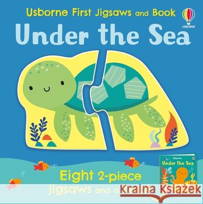 Usborne First Jigsaws: Under the Sea Matthew Oldham Stella Baggott 9781836050247 Usborne Books - książka