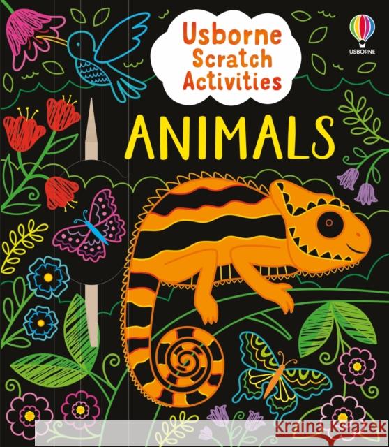 Usborne Scratch Activities Animals Rosie Dickins 9781835408513 Usborne Publishing Ltd - książka