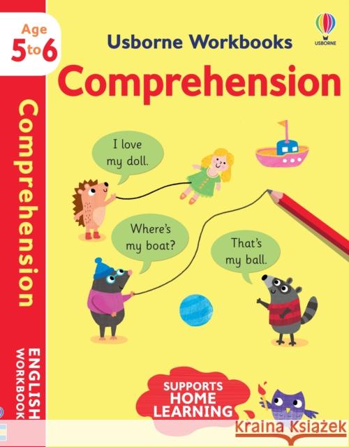 Usborne Workbooks Comprehension 5-6 Hannah Watson (EDITOR) Anna Suessbauer  9781474994477 Usborne Publishing Ltd - książka