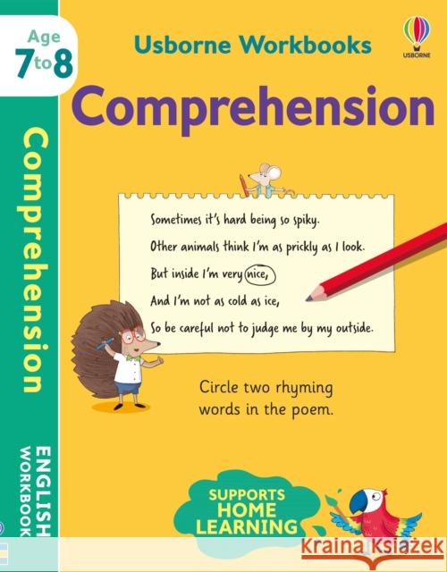 Usborne Workbooks Comprehension 7-8 Caroline Young 9781801313483 Usborne Publishing Ltd - książka