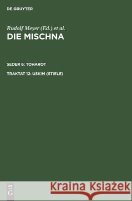 Uskim (Stiele)  9783110052350 De Gruyter - książka