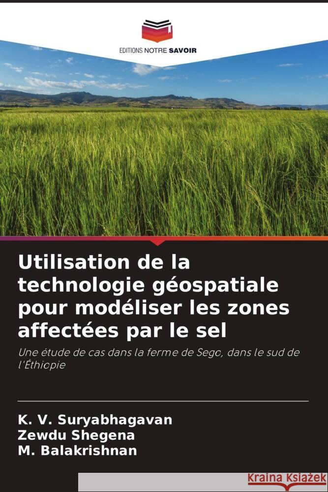 Utilisation de la technologie géospatiale pour modéliser les zones affectées par le sel Suryabhagavan, K. V., Shegena, Zewdu, Balakrishnan, M. 9786208328047 Editions Notre Savoir - książka