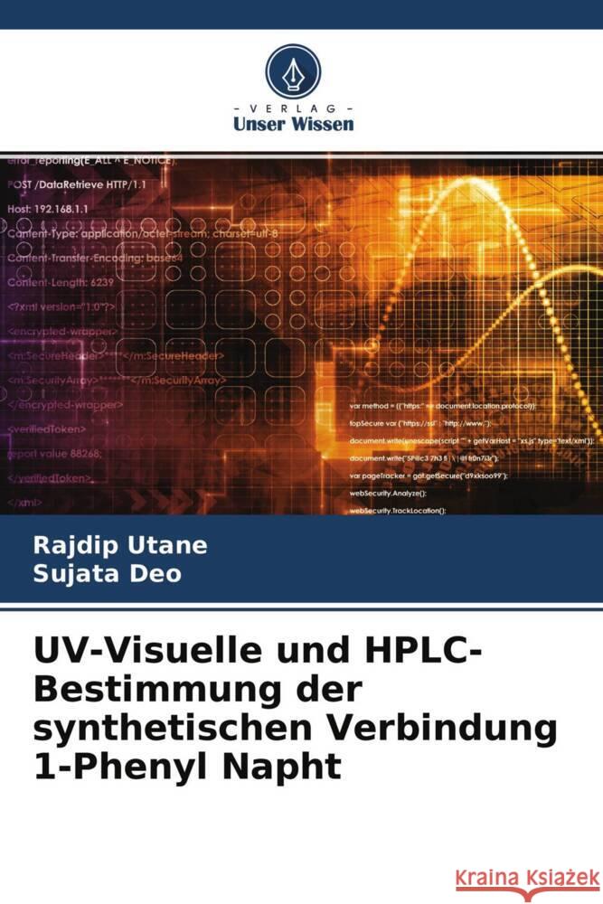 UV-Visuelle und HPLC-Bestimmung der synthetischen Verbindung 1-Phenyl Napht Utane, Rajdip, Deo, Sujata 9786204610634 Verlag Unser Wissen - książka