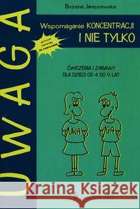 UWAGA. Wspomaganie koncentracji... i nie tylko Janiszewska Bożena 9788360403051 SEVENTH SEA - książka