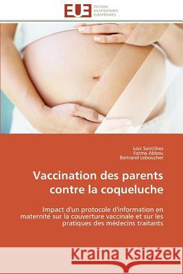 Vaccination Des Parents Contre La Coqueluche Collectif 9783841790187 Editions Universitaires Europeennes - książka