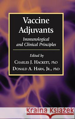 Vaccine Adjuvants Charles J. Hackett Charles J. Hackett Donald A. Har 9780896038929 Humana Press - książka