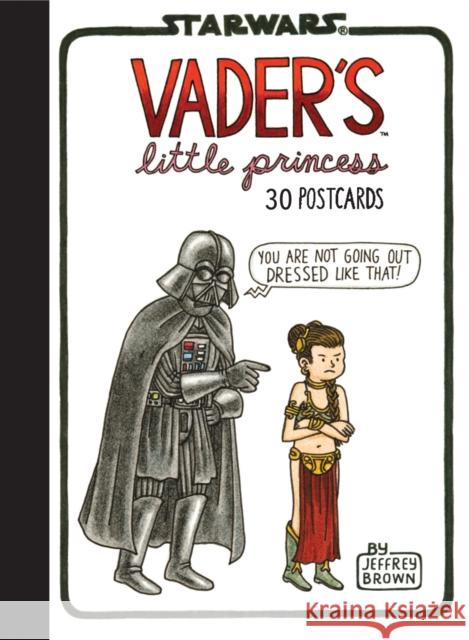 Vader's Little Princess Postcards Jeffrey Brown 9781452135441 Chronicle Books - książka